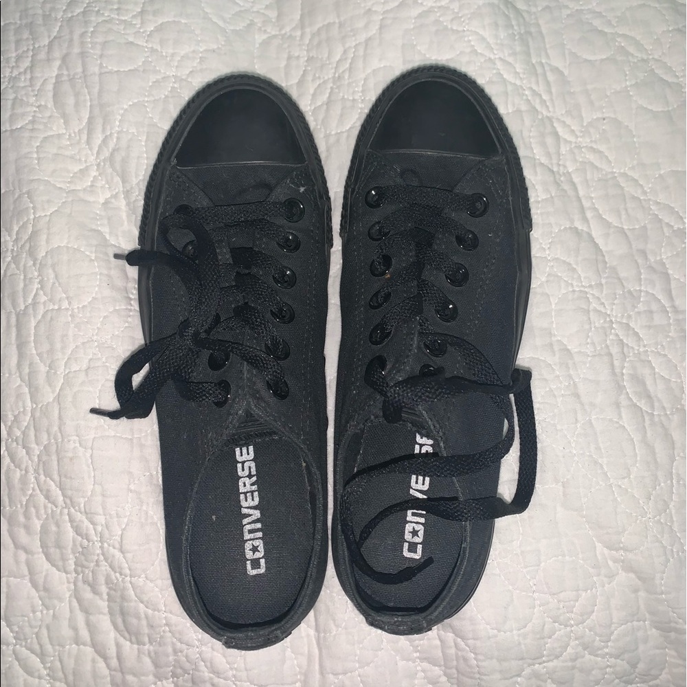 Unisex All Black All Star Converse